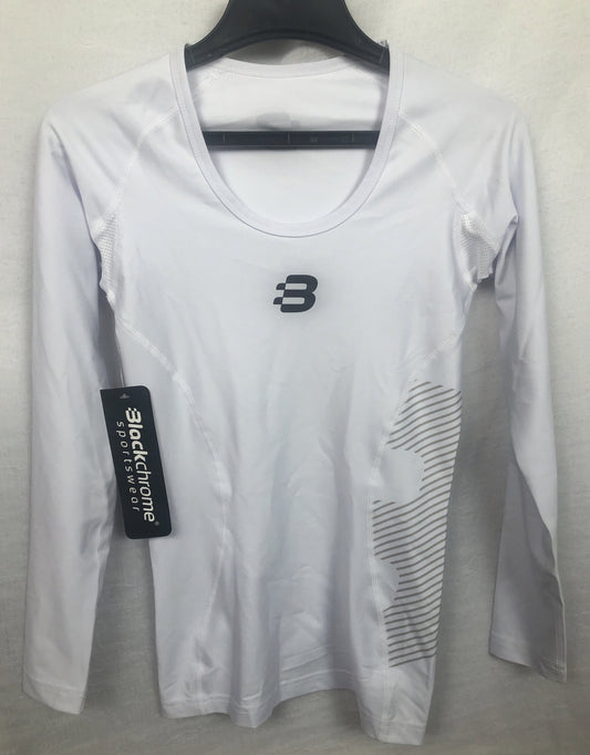 Black Chrome Sportswear Cycling Long Sleeve Top Size S Brand New with Tags F121