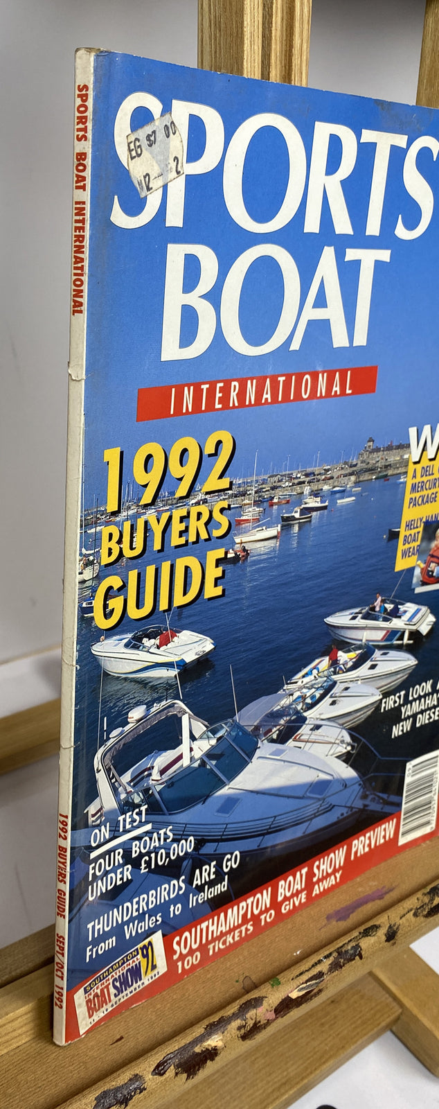 Sports Boat International Vintage Magazine  Sept / Oct 1992 In Good Condition
