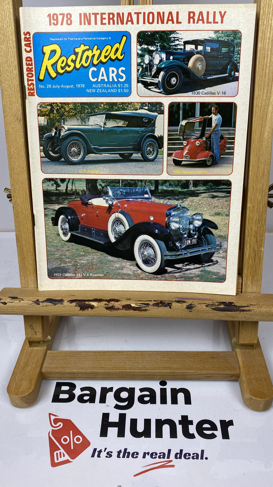 Restored Cars Number 29 July - August 1978 Vintage Magazine In Good Condition
