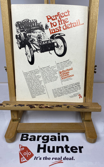 Restored Cars Number 29 July - August 1978 Vintage Magazine In Good Condition