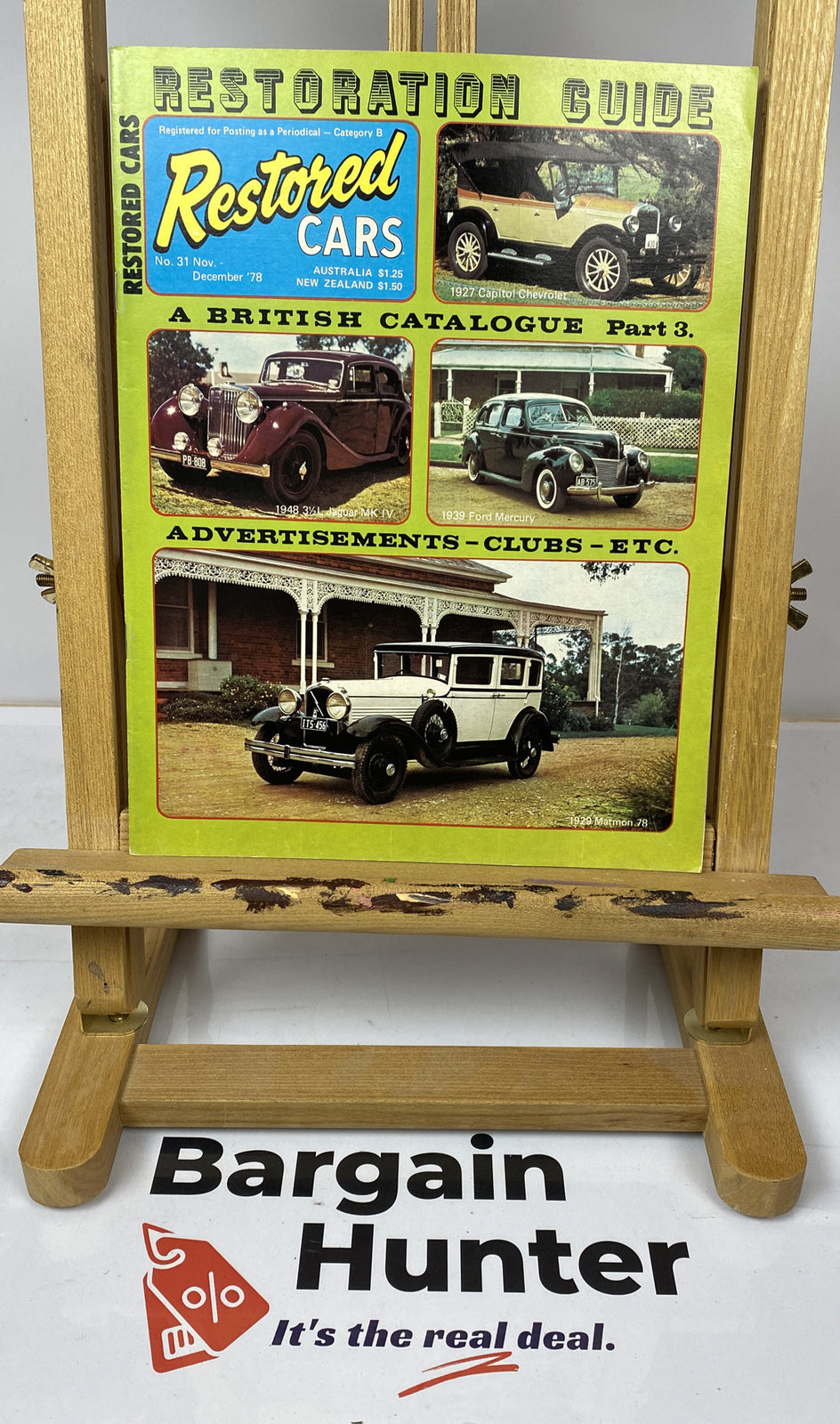 Restored Cars Number 31 No - Dec 1978 Vintage Magazine In Good Condition