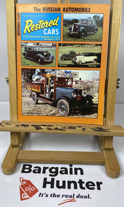 Restored Cars Number 23 July - Aug 1977 Vintage Magazine In Good Condition
