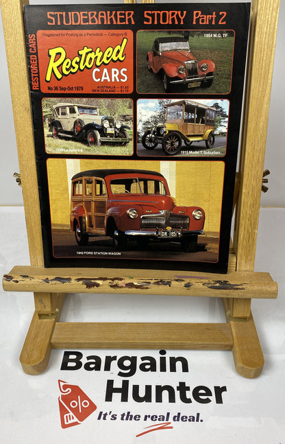 Restored Cars Number 36 Sep - Oct 1979 Vintage Magazine In Good Condition