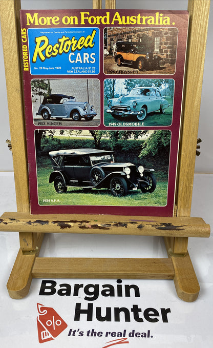 Restored Cars Number 28 May - June 1978 Vintage Magazine In Good Condition