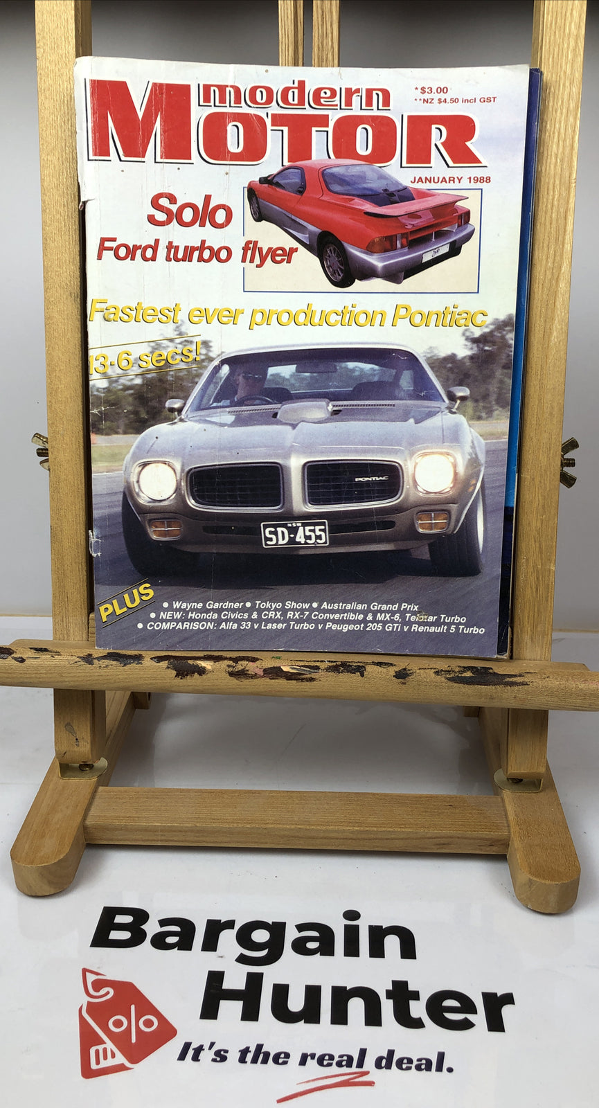 Modern Motor January 1988 Vintage Magazine In Poor Condition