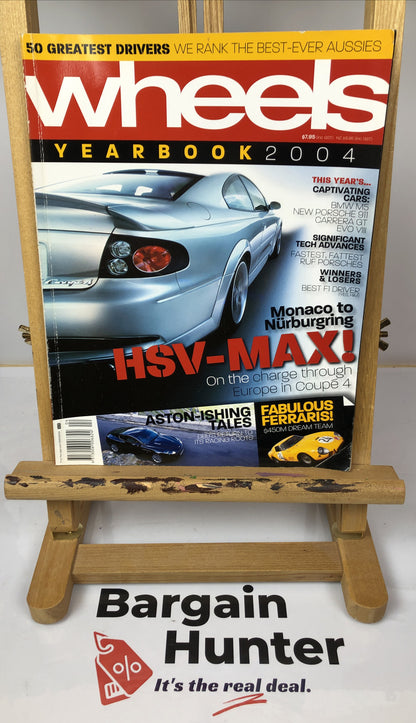 Wheels Year Book 2004 Vintage Magazine In OK Condition