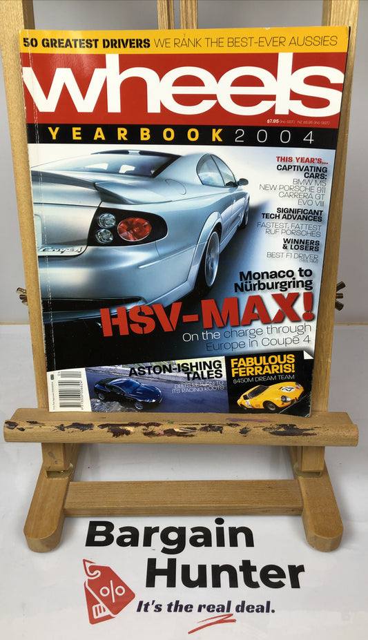 Wheels Year Book 2004 Vintage Magazine In OK Condition