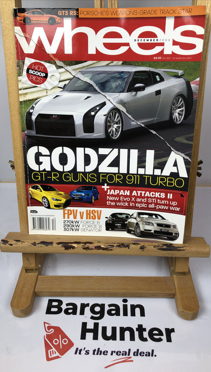 Wheels December 2006 Vintage Magazine In Good Condition