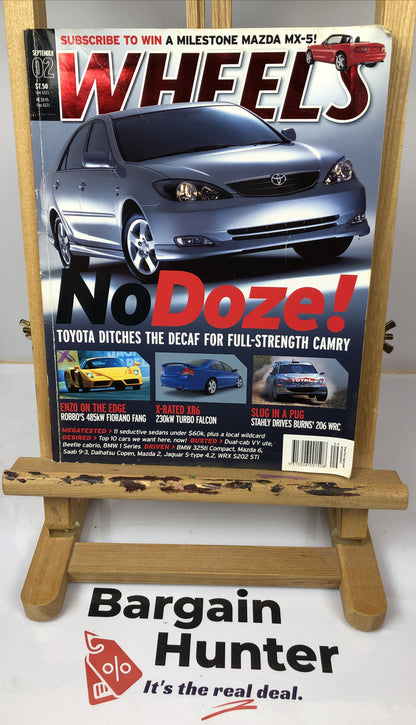 Wheels September 2002 Vintage Magazine In OK Condition