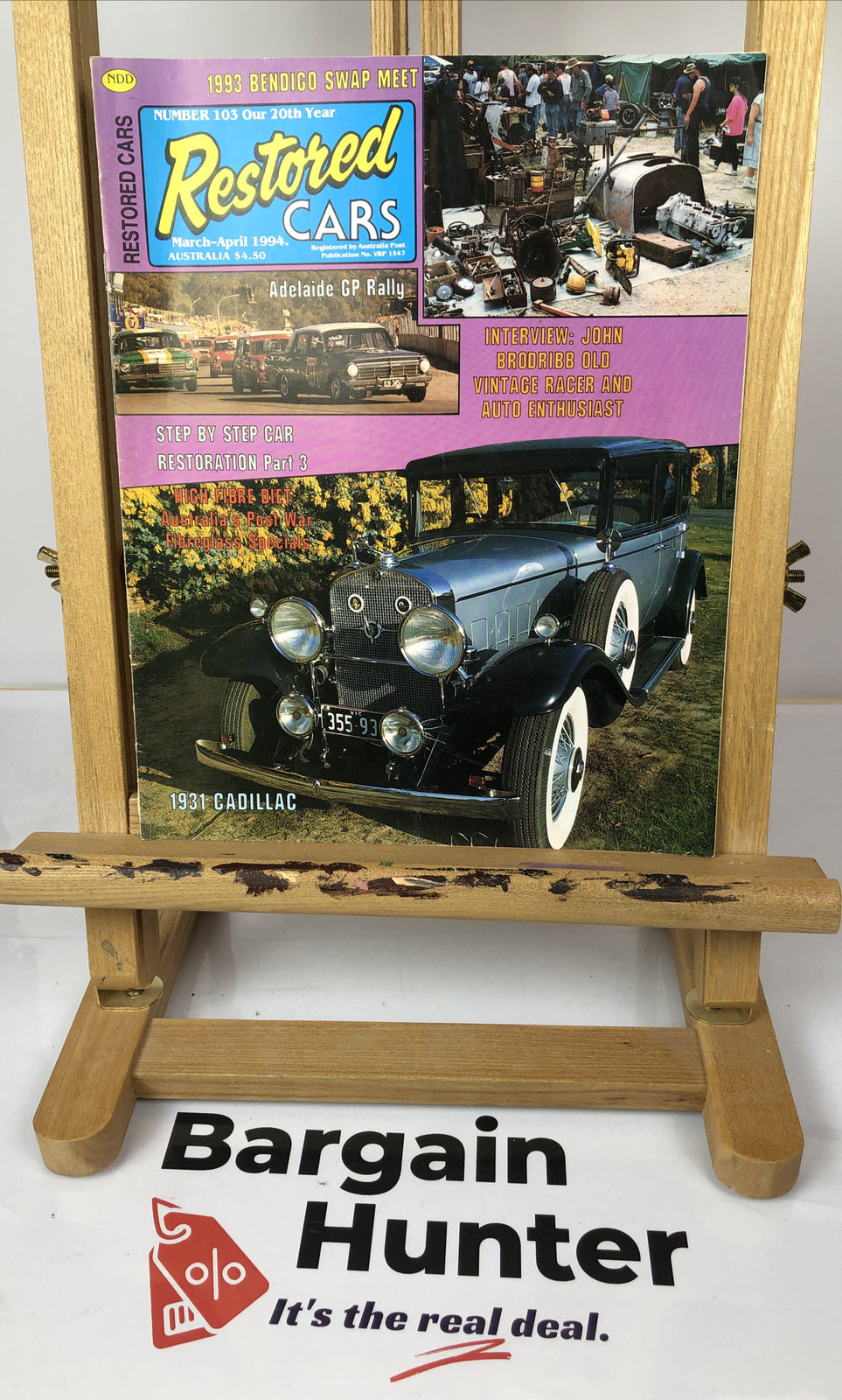 Restored Cars No. 103 March - April 1994 Vintage Magazine In Good Condition