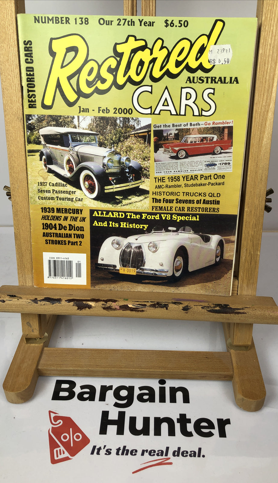 Restored Cars No. 138 January - February 2000 Vintage Magazine In Good Condition