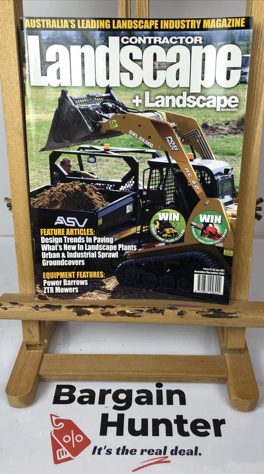 Contractor Landscape + Landscape Nov / Dec 2007 Magazine In Good Condition