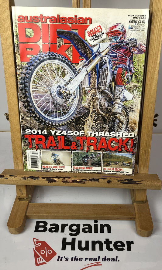 Australasian Dirt Bike #409 October 2013 Magazine In Good Condition