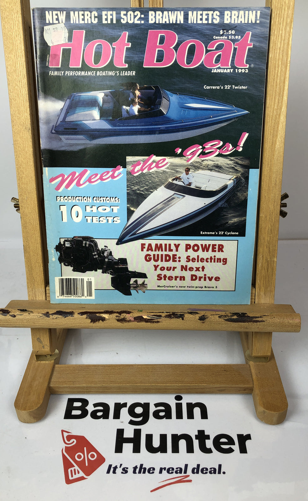 Hot Boat January 1993 Magazine In Good Condition