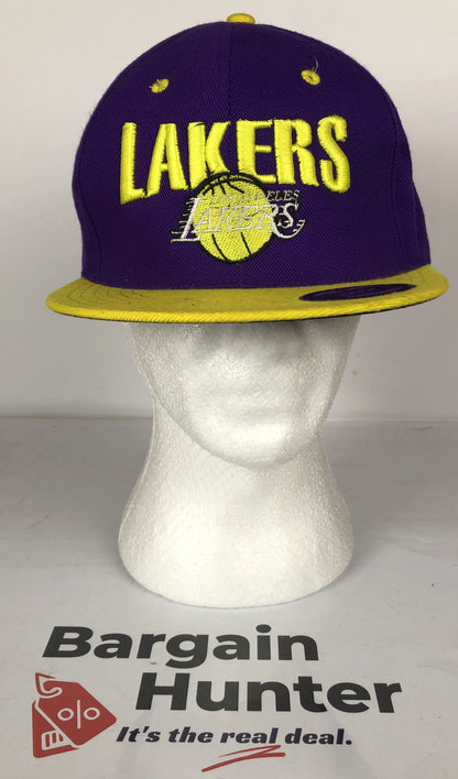 F242 NBA Los Angles Lakers Cap / Hat In Good Condition Adjustable Sizing