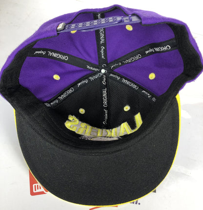 F242 NBA Los Angles Lakers Cap / Hat In Good Condition Adjustable Sizing