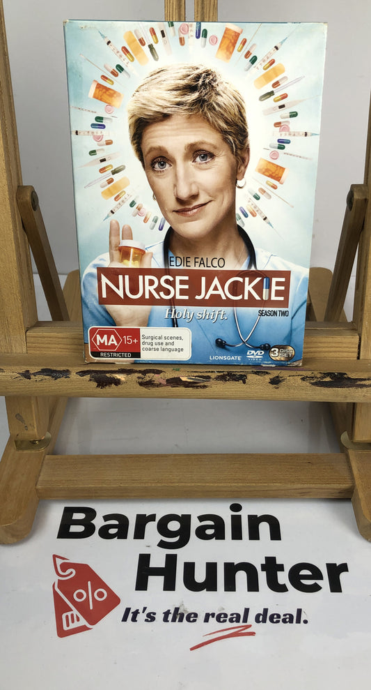 C576 Nurse Jackie Holy Shift Season Two Complete 3-disc DVD region 4