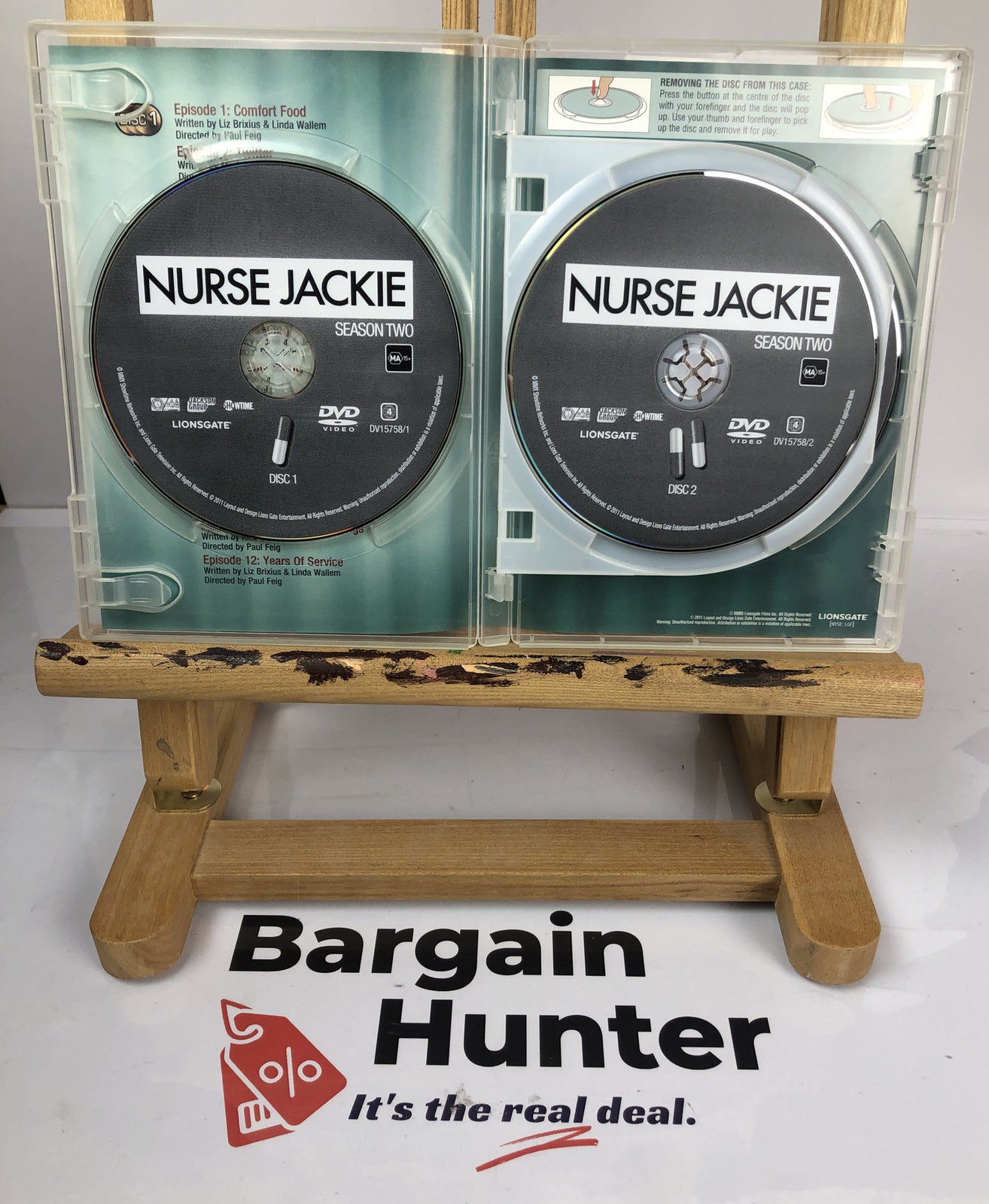 C576 Nurse Jackie Holy Shift Season Two Complete 3-disc DVD region 4