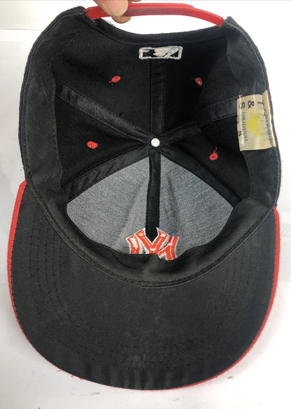 F146 New Yorks Yankees Black Baseball Cap In Good Condition Adjustable Sizing