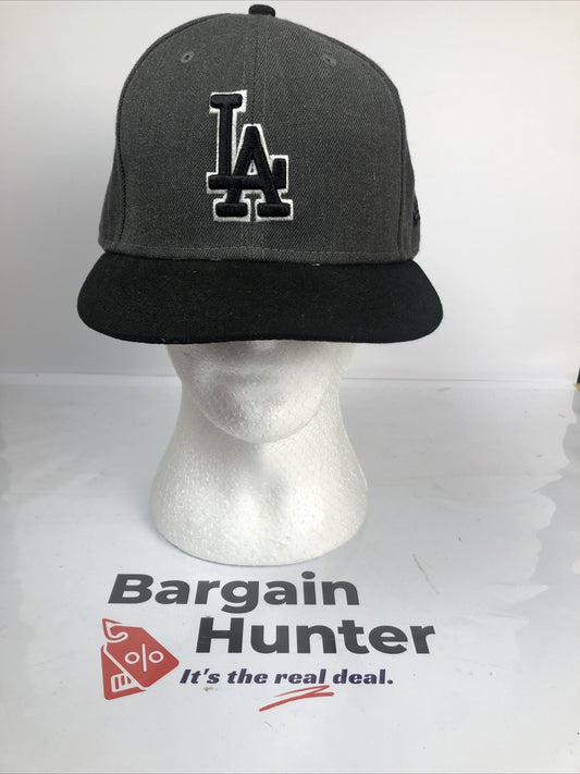 F287 LA Dodgers Black / Grey Baseball Cap In Good Condition Sizing 7 1/4 57.7cm