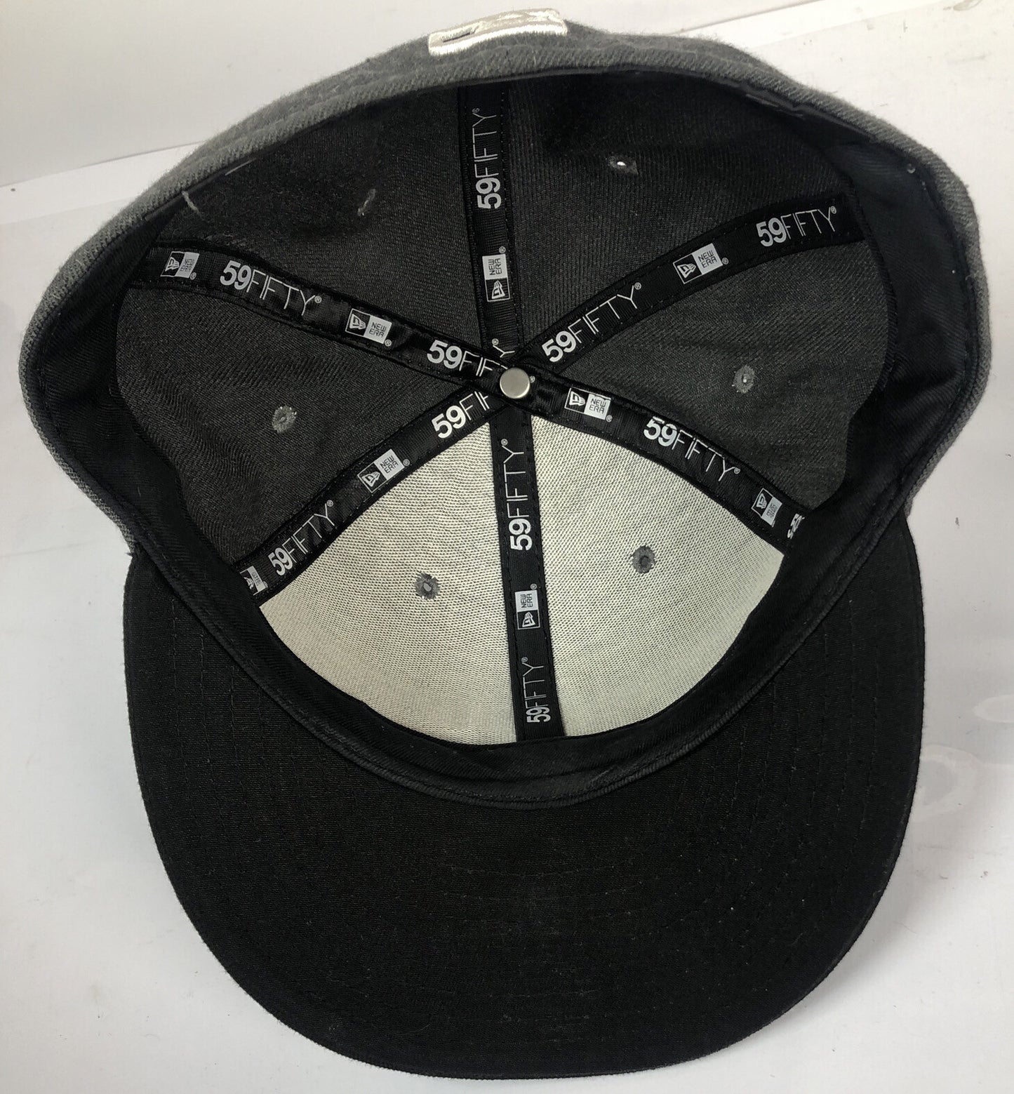 F287 LA Dodgers Black / Grey Baseball Cap In Good Condition Sizing 7 1/4 57.7cm