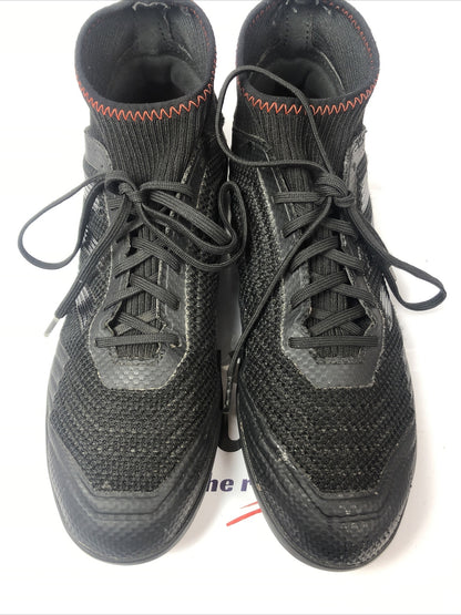 F267 Adidas Predator Sneakers Shoes In Black US 7 1/2 UK 7 In Good Condition