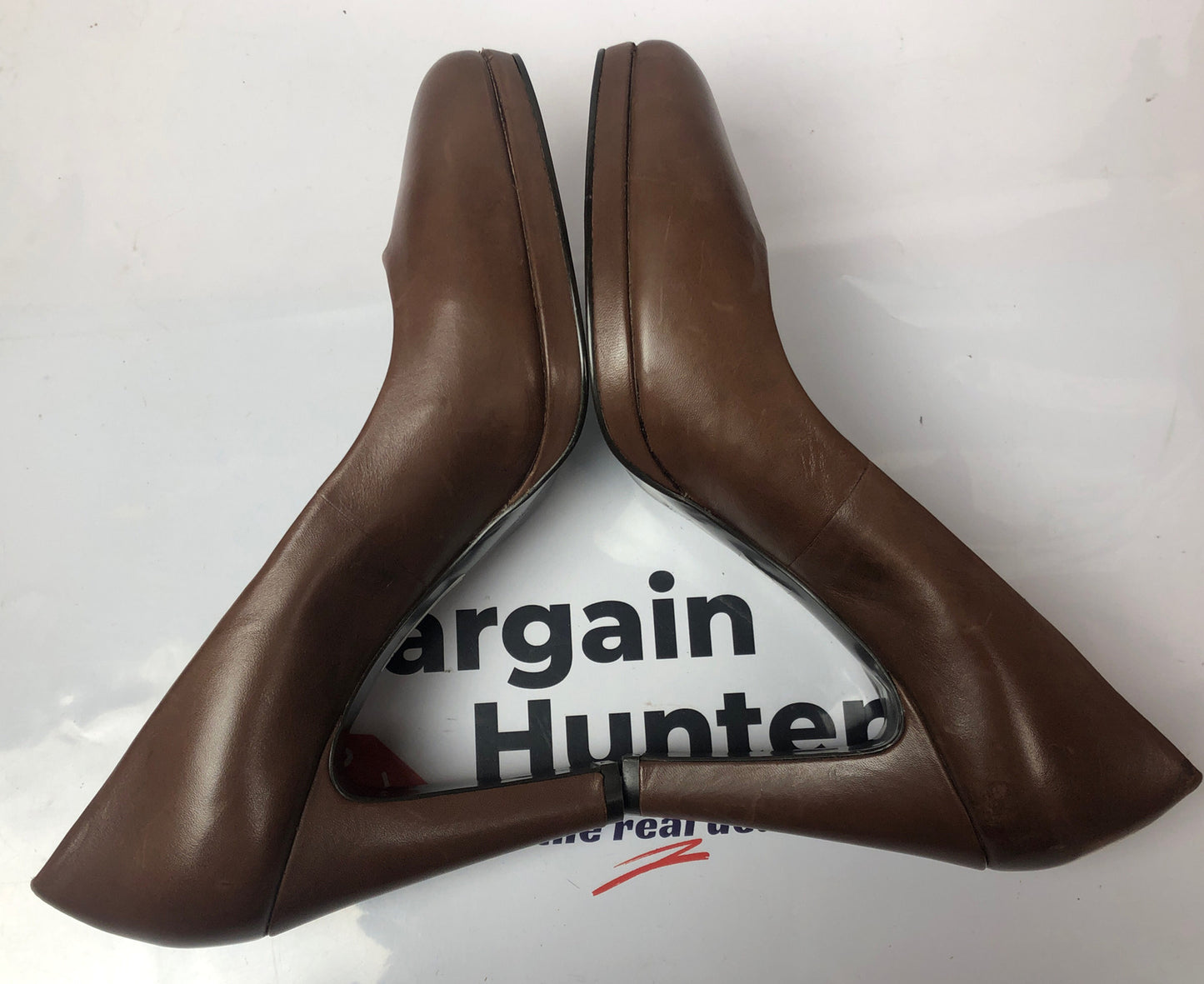 F182 Minelli Brown High Heels Shoes Size EU 41 In Good Condition