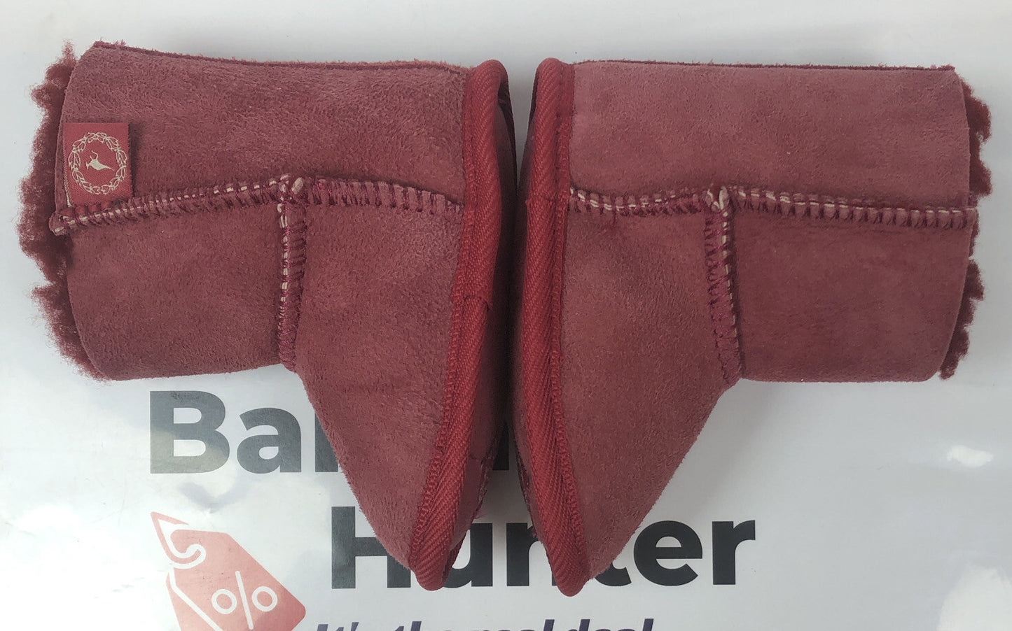 M746 UGG Australia Girls Kids Boots Wool Insole Red Sizing 3 - 4 VGC
