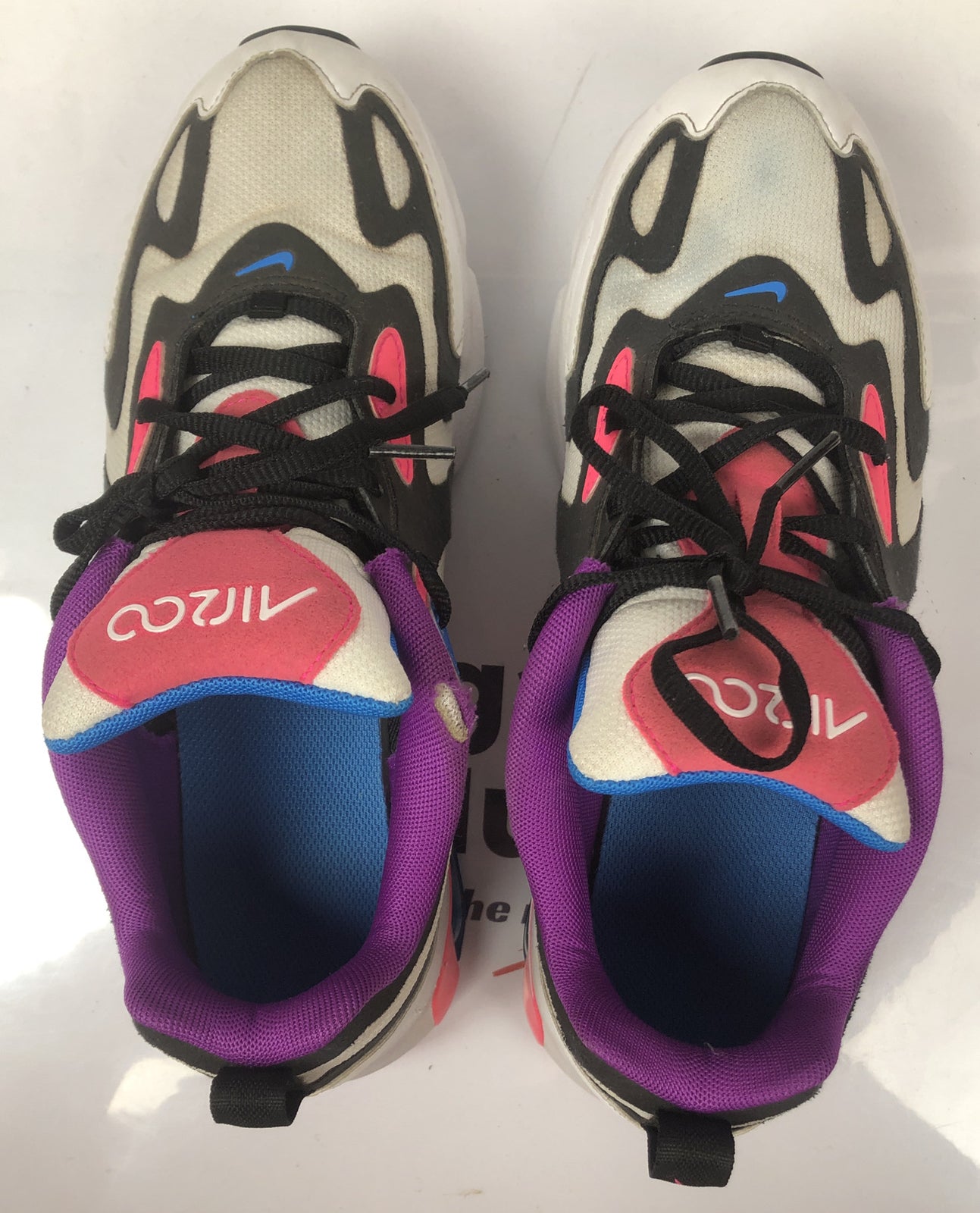 F126 Nike Air Max 200 (GS) AT5630-100 Kids Shoes US 7y UK 6 In OK Condition