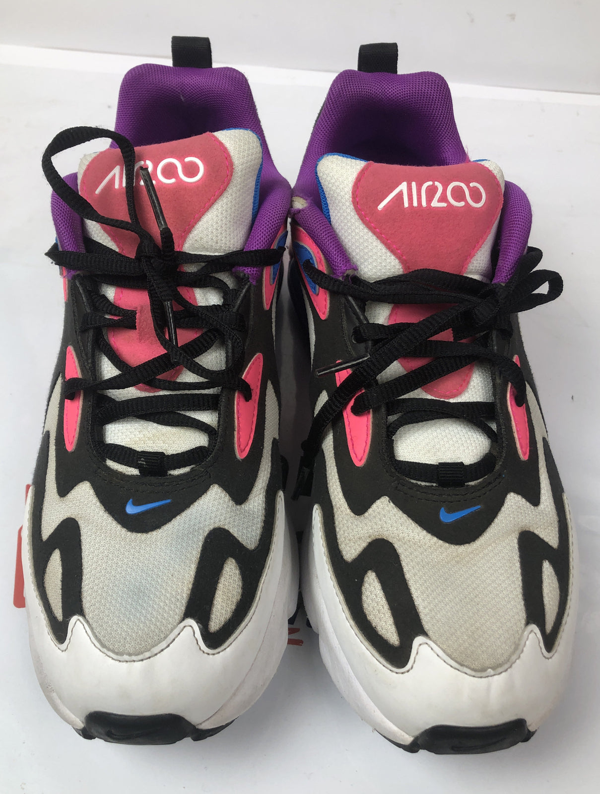 F126 Nike Air Max 200 (GS) AT5630-100 Kids Shoes US 7y UK 6 In OK Condition