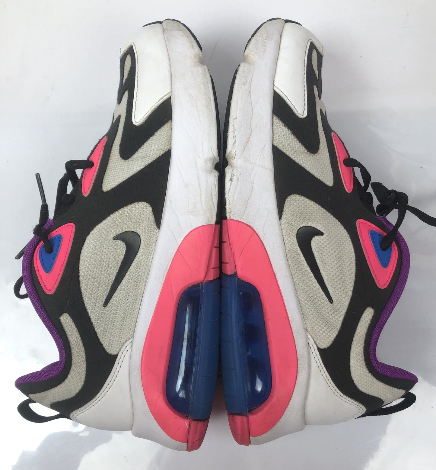 F126 Nike Air Max 200 (GS) AT5630-100 Kids Shoes US 7y UK 6 In OK Condition