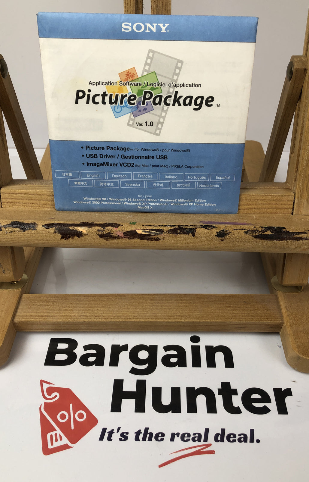 M853 Sony Picture Package Version 1.0 For Windows 98/millenium/200/XP and MacOSX