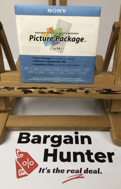 M853 Sony Picture Package Version 1.0 For Windows 98/millenium/200/XP and MacOSX