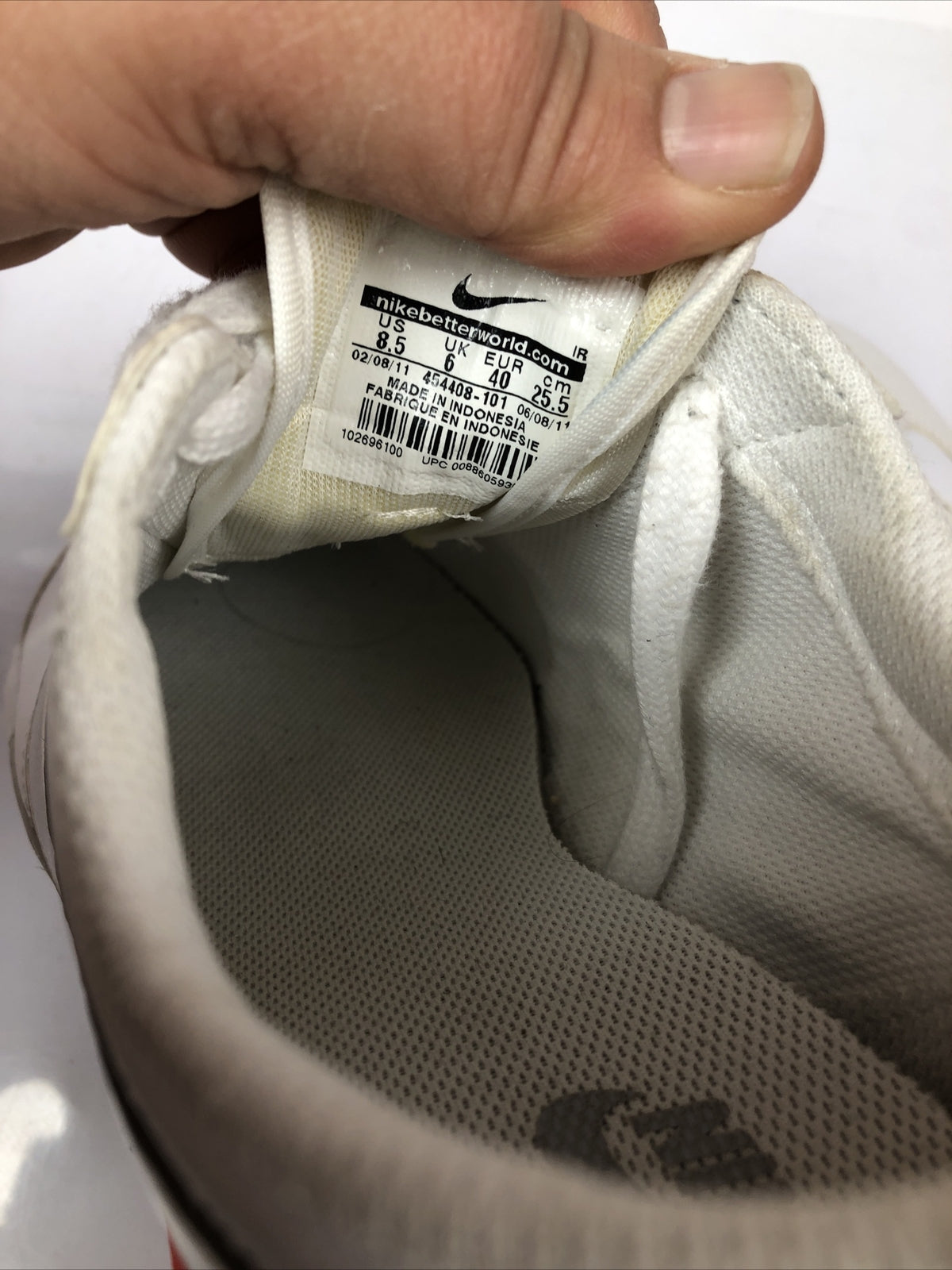 F338 Nike Five Kay Trainers / Running Shoes, #454408-101 Women's Sizing US 8.5