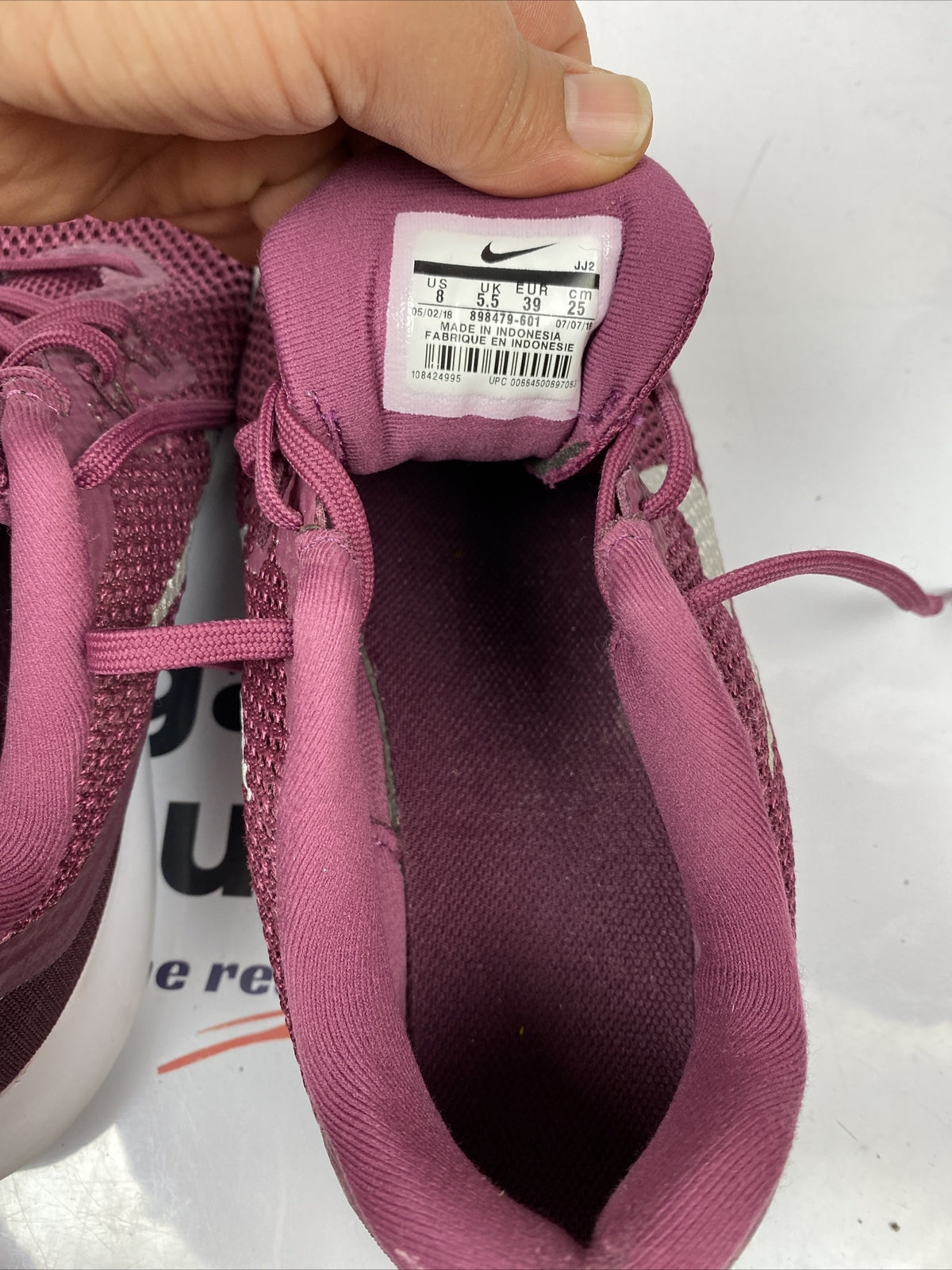 F337 Nike Women’s Running shoes Purple US 8 UK 5.5 VGC