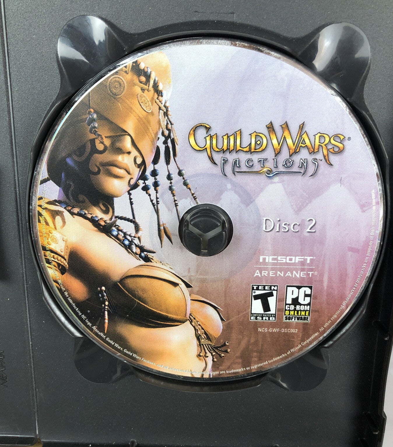 3088 Guild Wars Factions 2 Disc Complete Game In Good Condition