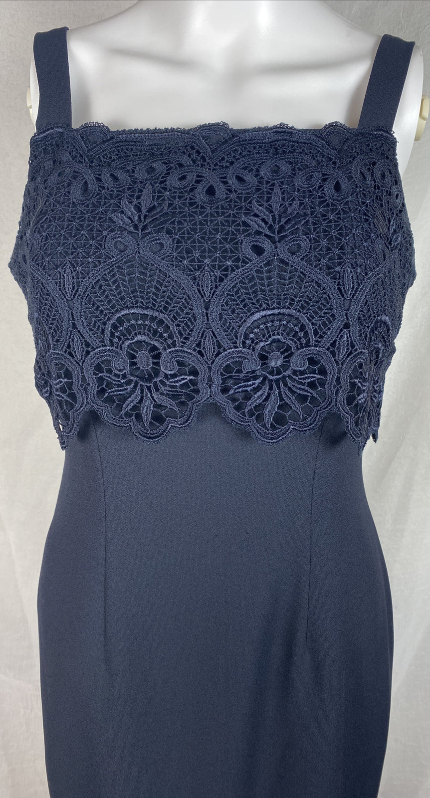 Max Trend Black Formal Dress Size 12 Australian Made In Good Condition F183