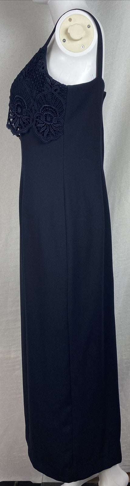 Max Trend Black Formal Dress Size 12 Australian Made In Good Condition F183