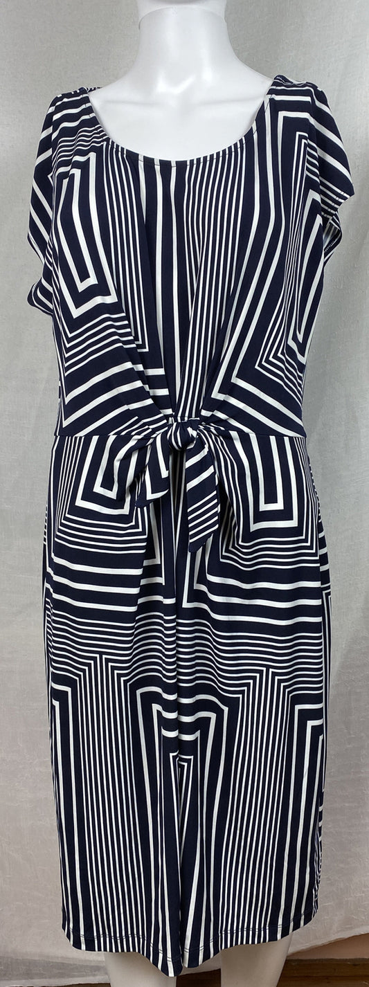 Jacquie Smart Causal Workwear Dress Size M In Good Condition RRP $119 F324