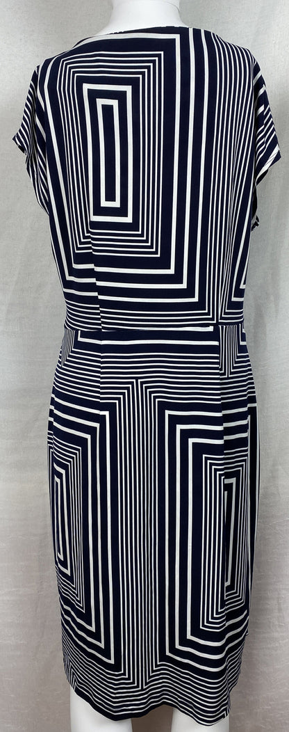 Jacquie Smart Causal Workwear Dress Size M In Good Condition RRP $119 F324
