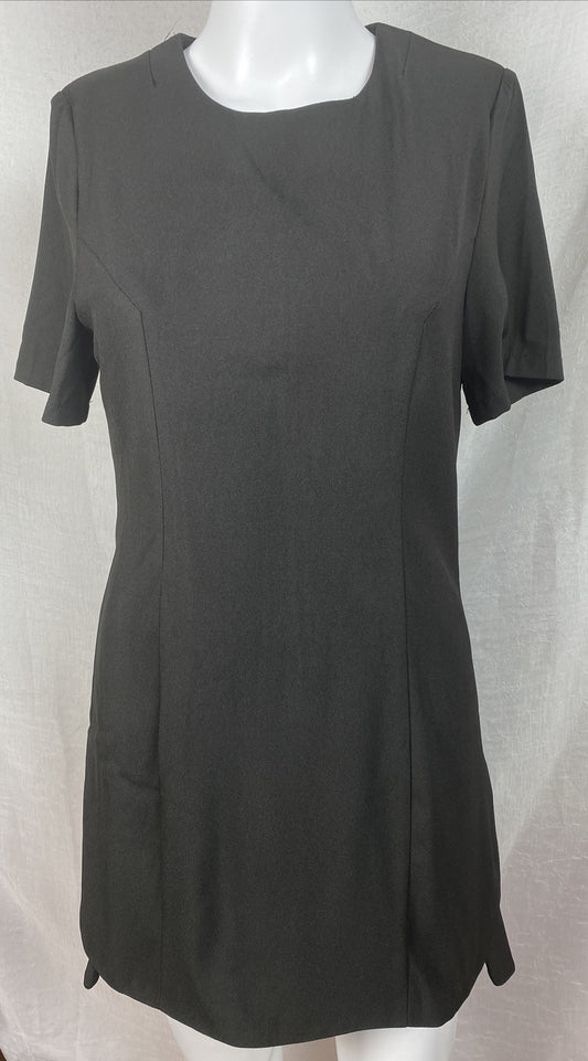 Mika & Gala Black Smart Causal Workwear Dress Size 8 In Good Condition F326