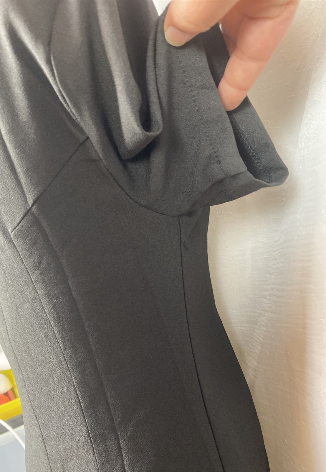 Mika & Gala Black Smart Causal Workwear Dress Size 8 In Good Condition F326
