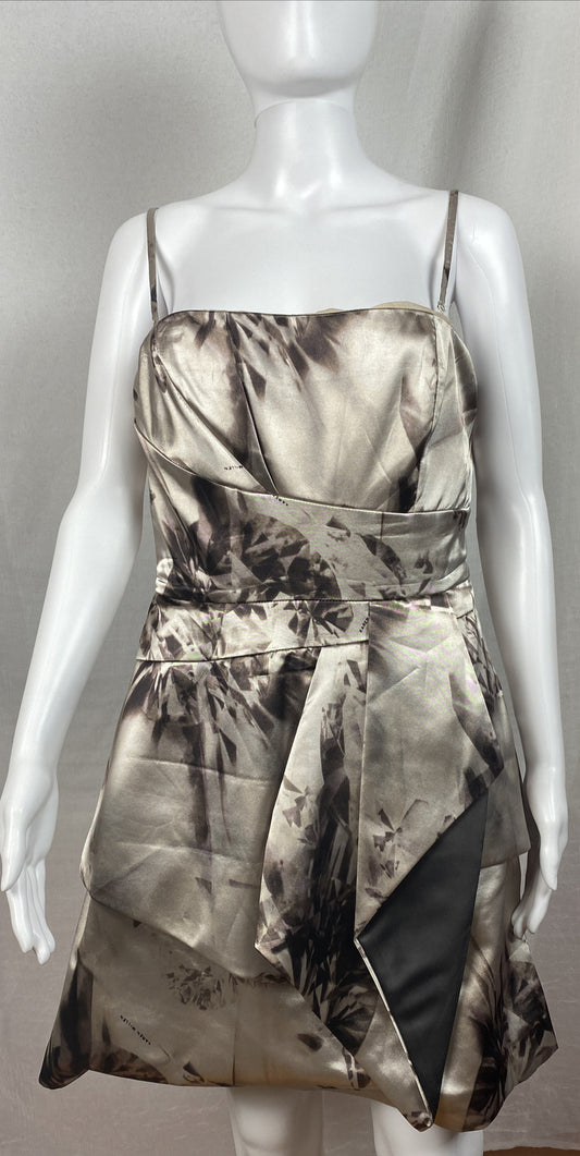 Karen Millen England Cocktail Party Dress Size 16 Brand New Missing Tag F323