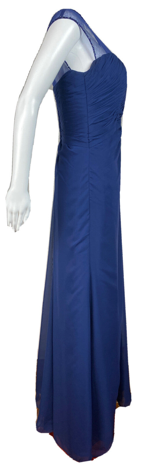Sugar & Spice Navy Formal Party Wedding Dress Size 10 In Good Condition F196