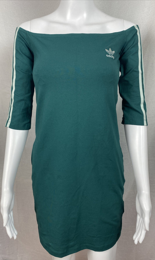 Adidas Green Tennis Dress Size UK10 Brand New With Tags F288