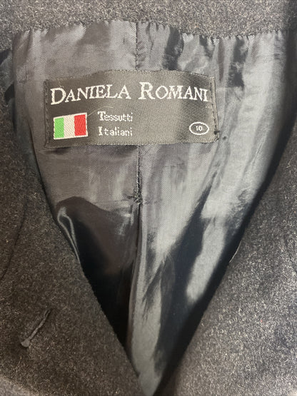 Daniela Romani Long Sleeve Jacket Size 10 Italian Made In Good Condition F350