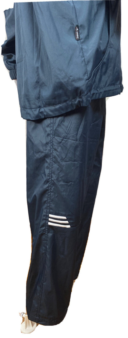 Adidas Kids Blue Two Piece Track Suit -Jacket & Pants Size 12/13 In VGC F397/396