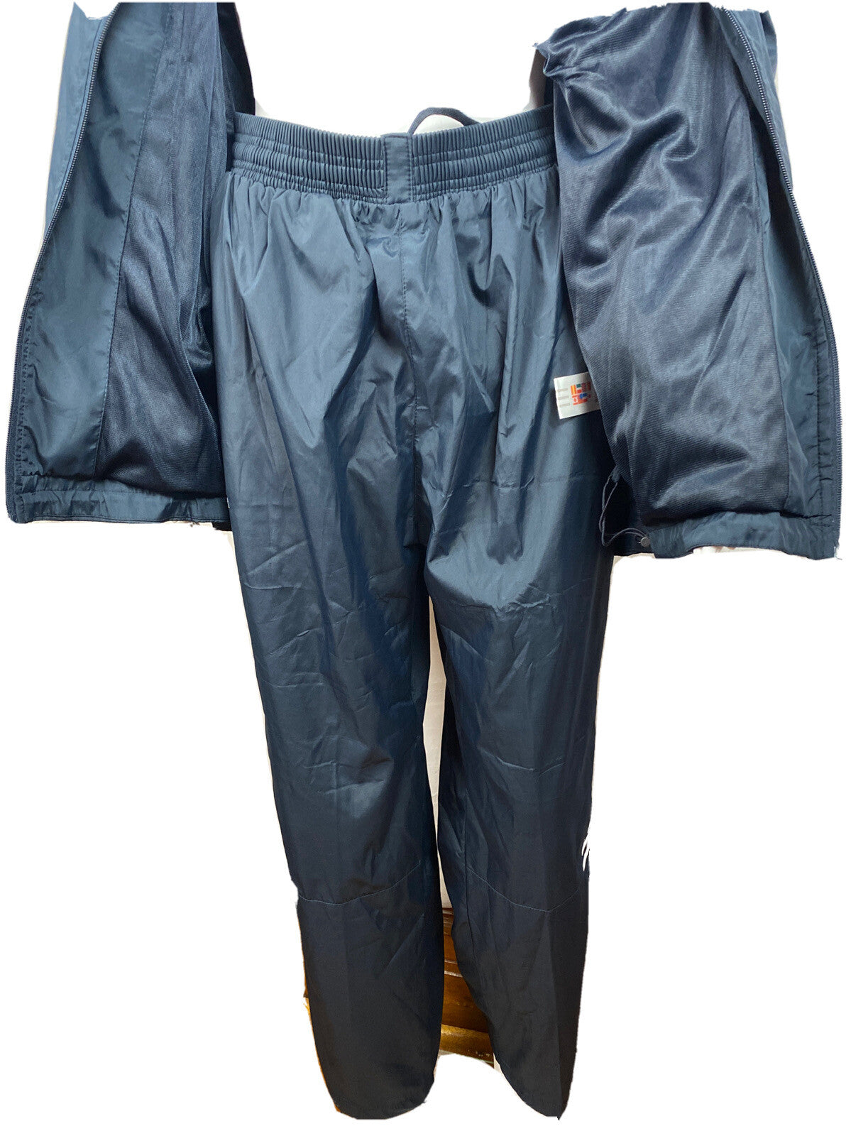 Adidas Kids Blue Two Piece Track Suit -Jacket & Pants Size 12/13 In VGC F397/396