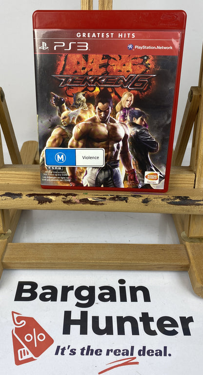 3330 Tekken 6 PAL Playstation 3/PS3 InComplete