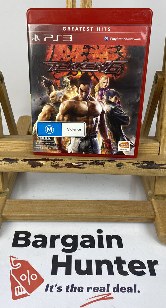 3330 Tekken 6 PAL Playstation 3/PS3 InComplete